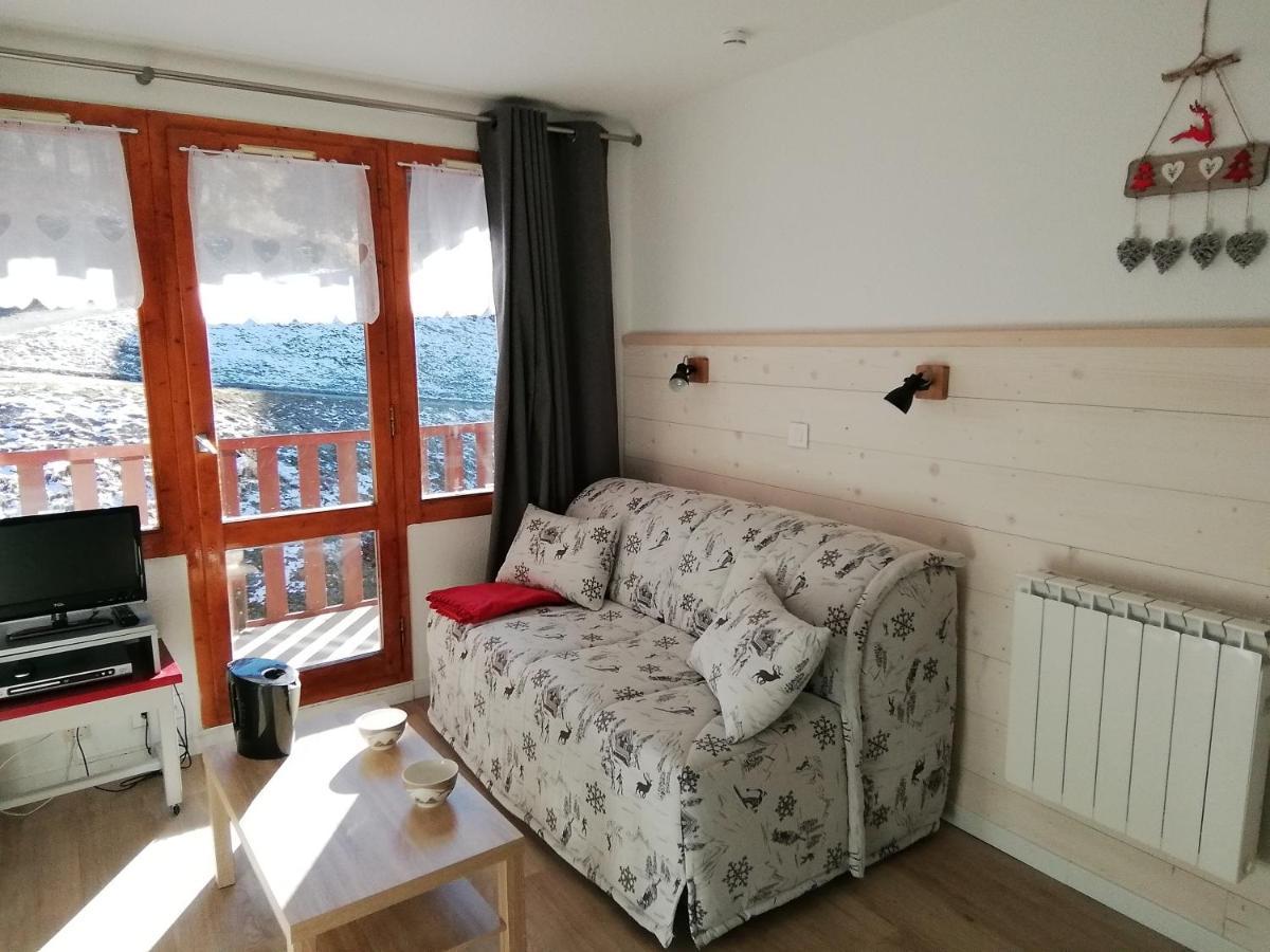 La Plagne Les Coches Studio Divisible Ensoleille Buitenkant foto
